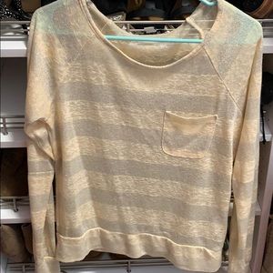 Forever 21 stripe shirt with shimmer